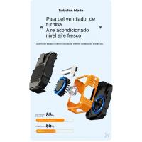 Ventilador portátil para colgar en la muñeca al aire libre con luzUSBCargador de verano al aire libre Gadget viento - details 3