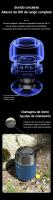 SANLEPUS Altavoz Bluetooth, Altavoz Inalámbrico Portátil con Lámpara Camping, Sonido Potente, 9 Efectos de Iluminación, Admite Modo AUX/TF, 10H de Reproducción, Bluetooth 5.3, IPX4 Resistente al Agua, para Camping Reuniones Familiares Fiestas Playa - details 7