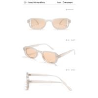 Nuevas gafas de sol de montura pequeña para hombres, gafas de sol cuadradas para mujeres, gafas de sol retro personalizadas - details 8