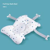 Cojín de apoyo para el asiento del baño del bebé Cojín antideslizante suave y cómodo para el cuerpo Cojín plegable para el baño del bebé Alfombra para el baño de la silla Almohada para la bañera del recién nacido - details 13