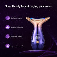 Dispositivo de belleza para Lifting de cuello, masajeador Facial antiarrugas de microcorriente, rejuvenecimiento de la piel, vibrador de doble mentón fino - details 0