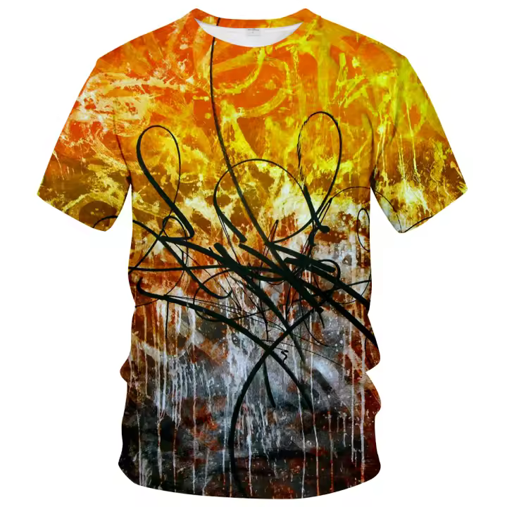 Camiseta con estampado 3D de Hip Hop para hombre y mujer, camiseta de manga corta con patrón de serie Animal, nuevos patrones - 1