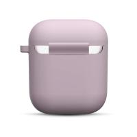 Funda protectora de silicona suave para 2 auriculares inalámbricos Apple con mosquetón - details 1