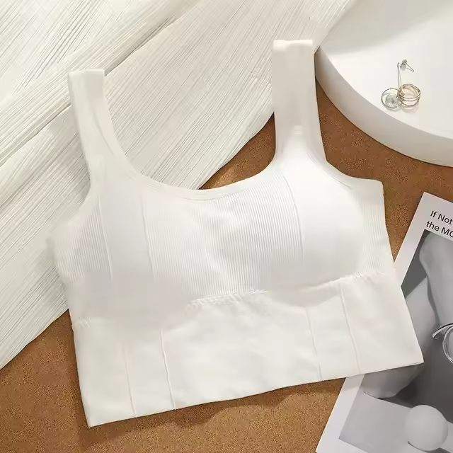 Sujetador deportivo transpirable antisudor para mujer, Top de Yoga sin costuras, Top corto a prueba de golpes, Sujetador deportivo Push Up, Top de entrenamiento para gimnasio - 1