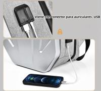 Mochila de viaje antirobo para Mujer, portátil, para hombre, con USB - details 6