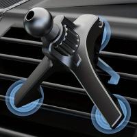 Actualización de Clips de Soporte para Teléfono de Coche Abrazadera de Gancho de Salida de Aire de Coche con Cabeza de Bola de 17mm para Soporte de Teléfono Móvil con Imán - details 0