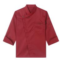 Camisa de Chef para hombre, uniforme de trabajo, abrigo de Chef con cuello cruzado, cocina, restaurante, Hotel, chaqueta de cocina Unisex con bolsillos, Tops de Chef - details 22