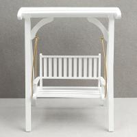 Muebles en miniatura para casa de muñecas, silla columpio, hamaca, juguete de decoración, muebles de jardín en miniatura - details 4