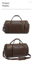Bolso plegable del equipaje de los hombres de la ropa portátil impermeable del viaje del almacenamiento del sistema del cuero de la PU de alta calidad - details 11