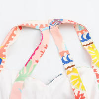 TRAFZA-Conjunto de 2 piezas para mujer, minitop con tirantes y botones estampados, sin mangas, Espalda descubierta, Falda Midi elegante de cintura alta para playa - details 40