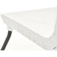 2 sillas y mesa, resina con acabado ratán plano - details 5