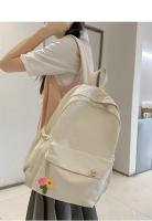 Mochila Impermeable de Nylon para Mujer Bolsa de Viaje Femenina Mochila Escolar para Niñas Adolescentes Bolsa de Libros de Color Sólido - details 8