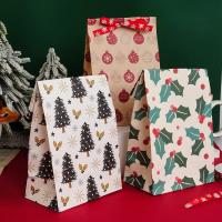 Cajas de Dulces Navideños Paquete de 8/12 Cajas de Papel Kraft con Etiqueta - details 1
