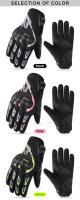 Suomy-guantes de moto transpirables para hombre y mujer, manoplas de dedo completo para moto, ATV, MTB, Protección deportiva, color rosa, Invierno - details 2