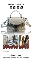 Bolso de mujer de la marca Hong Kong2025Nueva Bolsa Cuadrada Pequeña Acolchada de Alta Gama, Bolso de Hombro Cruzado Blanco - details 2