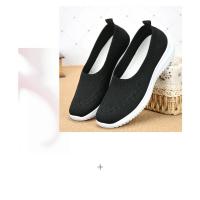 Zapatos de tela de suela suave para mujer, zapatos grandes de malla informales, deportivos, vulcanizados, tacones bajos, nuevos - details 7
