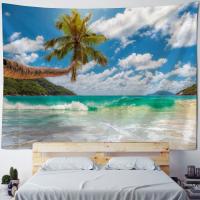 Tapiz de playa Tropical nórdico, Mandala colgante de pared Hippie, decoración de dormitorio, tapiz psicodélico, tapiz bohemio, 6 tamaños - details 29