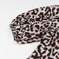 BUNO-vestidos minimalistas lisos empalmados con cordones para mujer, vestido con temperamento de cintura alta y manga corta con cuello redondo para mujer - details 13