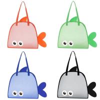 Bolsa de playa de malla de gran capacidad, bolsa de mano de playa ligera a prueba de arena con ojos grandes, cestas de juguetes de playa plegables portátiles para acampar al aire libre - details 4