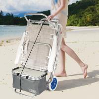 Carrito Plegable Multifuncional para Playa y Camping color azul - details 1