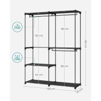 Perchero de Ropa de Gran Capacidad Diseño Elegante para Dormitorio, Sala de Estar, Lavandería - details 5