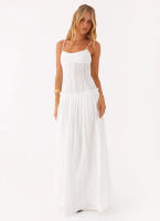 "Vestido Largo de Tirantes con Volantes 2025 - Pliegues Elegantes, Estilo Europeo, Moda Boho Chic, Vestido Femenino para Verano, Playa o Eventos |   Envío Rápido Miravia" - details 3