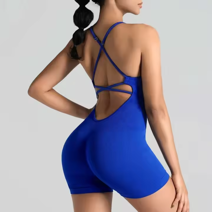 Mono de Yoga para Mujeres Pantalones de Gimnasio con Almohadilla Ropa Deportiva para Levantamiento de Pesas FIESS - 1