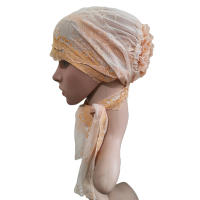 Pañuelo de Encaje para Mujer Gorros de Cuidado del Cabello Islámico Bandana de Moda para Pérdida de Cabello - details 3