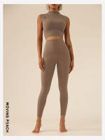Movimiento de Yoga Leggings para las mujeres deportes pantalones ajustados de cintura alta con ajustado largo pantalones cookteca - details 8