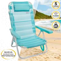 Set 2 Sillas Pleg Alu 5pos 60x47x83cmc/cojin-flamenco - details 9