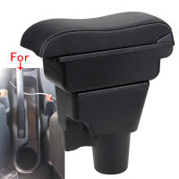Reposabrazos de superficie curva de cuero para Kia Picanto 3X-Line, caja de almacenamiento de instalación Simple, Interior de coche - details 1