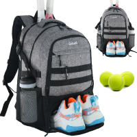 Tennis Bag Backpack 2 Rackets with Ventilated Shoe Compartment,for Pickleball,Basketball, Badminton, Soccer,men and women professional badminton racket bag large capacity multi-function shoe bag separated - details 8