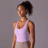 -Chaleco de yoga con espalda cruzada, ropa interior sin costuras, sujetador deportivo de alto impacto, secado rápido, adelgazante - details 25