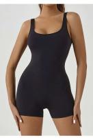 Mono de Yoga sin Espalda HBC Conjunto Deportivo de Un Pieza con Almohadillas para el Pecho para Mujeres Traje Deportivo de Gimnasio - details 10