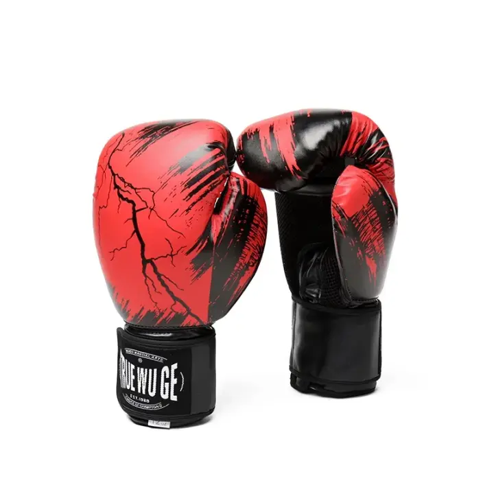 Guantes De Kick Boxing para hombres y mujeres PU Karate Muay Thai Guantes De Boxeo lucha libre MMA Sanda entrenamiento adultos niños equipo - 1