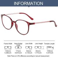 Gafas de Lectura de Metal Ultra Ligeras Marca de Primavera para Hombres y Mujeres - details 1