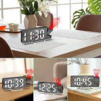 ORIA-reloj despertador con proyección LED, pantalla grande de 7,9 ", con indicador de temperatura y fecha, para dormitorio y hogar - details 6