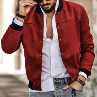 Chaquetas de moda de primavera para hombre, chaquetas informales con cuello levantado, abrigos, chaqueta para hombre - details 1