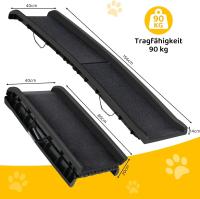 Rampa Plegable para Mascotas Happy Ride Portátil, Antideslizante, 156cm, 90kg - details 6
