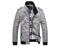 Chaqueta Bomber Ligera para Hombres Estilo Casual al Aire Libre Corte Delgado Material de Poliéster - details 1