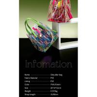 Mochila de Lujo Leten Diseño Creativo de Bolso Madre Transparente Tendencia de Bolso de Hombro para Mujeres Lining de Cuero Exterior de PVC/Vinilo - details 2