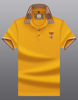 Nueva moda de verano para hombre, polo corto, camiseta con cuello bordado, tops de media manga, ropa - details 9