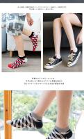 Calcetines náuticos de corte bajo para mujer, medias transpirables de dibujos animados, moda fresca, verano y otoño - details 4