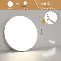 Lámpara LED de Techo ABS IP44 18W, 2050LM, 3000/4000/6500K, Plafón Impermeable para Cocina, Comedor, Iluminación Interior Moderna, 23*23*5 CM - details 5