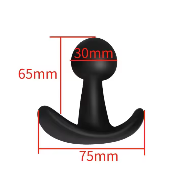 Juego de cuentas grandes y pequeñas de silicona, tapón Anal portátil, masaje de próstata, punto G, juguete sexual para hombre y mujer - 1