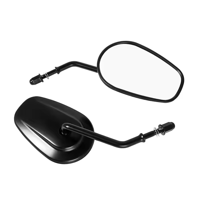 Espejos Retrovisores para Motocicleta Harley Dyna Electra Glide Fatboy Iron 883, Road Glide Sportster 883 1200 Softail Vista Trasera Clara - 1