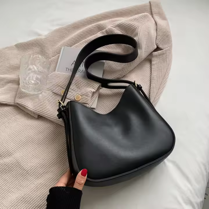 Bolso de Hombro Retro Cruzado Bolso de Tote Casual de Gran Capacidad para Mujeres 2025 - 1
