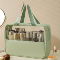 Bolsa De Maquillaje Transparente Y Resistente Al Agua De PU Gran Capacidad Bolsa De Almacenamiento Para Viajes Y Uso Diario - details 5