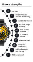 Relojes inteligentes hombre Bluetooth llamadas Fitness exterior multifunción deporte sano dormir heart rate blood pressure mujer watch - details 1
