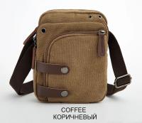 Bolso pequeño de lona informal para hombre, bandolera corta de viaje con bolsillo para teléfono, para senderismo - details 7